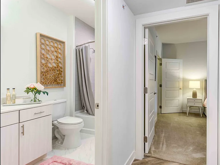 Secondary Bathroom in Hallway - B3 Floorplan