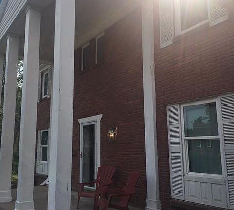 Alternative view of front of house