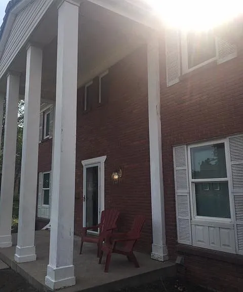 Alternative view of front of house