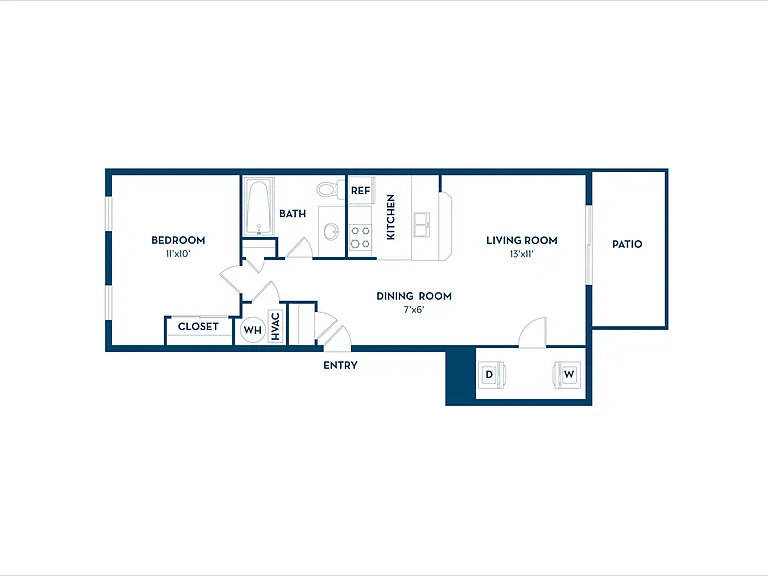Dressage Place | 1BD, 1BA | 744SF Dressage Place | 1BD, 1BA | 744SF