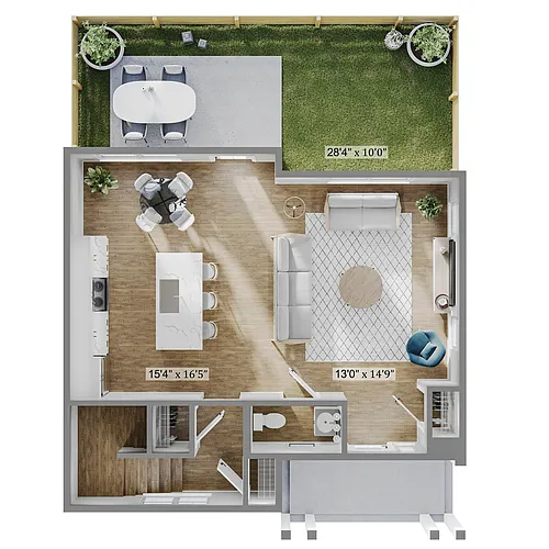 Floor plan The Abode