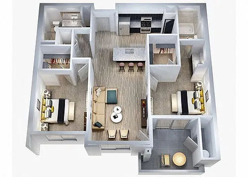 Floor plan B3