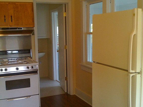 Kitchen with NEW dishwasher and Fridge