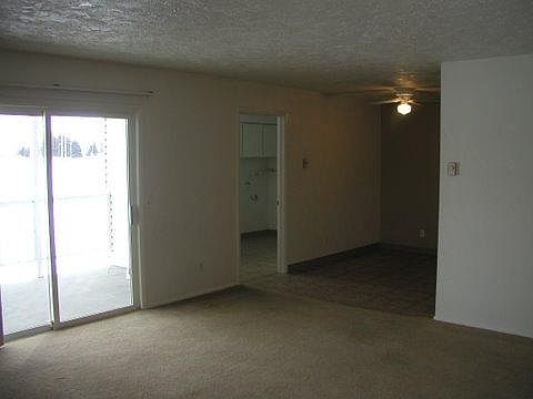 Patio outside sliding glass, Dining area and Utility Room