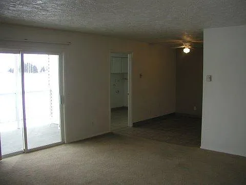 Patio outside sliding glass, Dining area and Utility Room