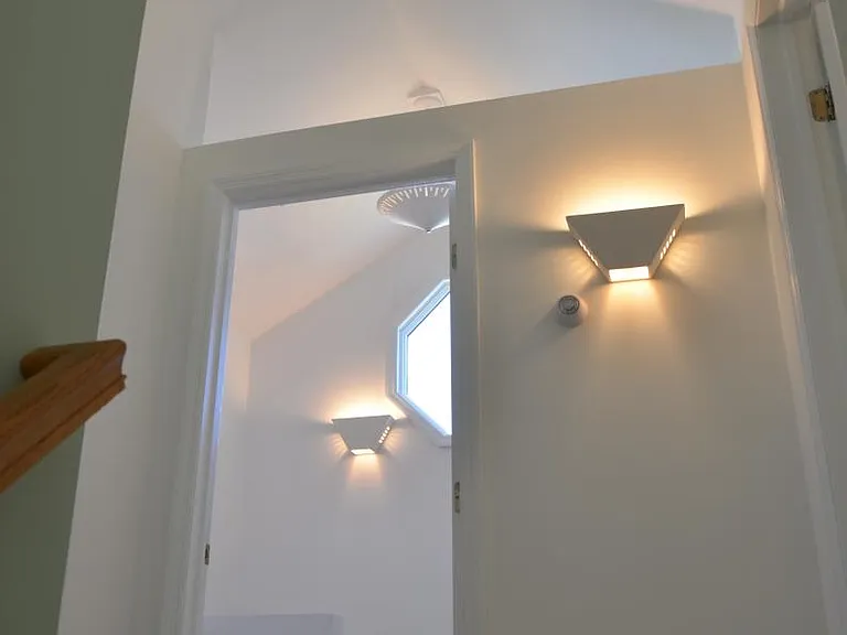 Upstairs Hallway, entry to bathroom