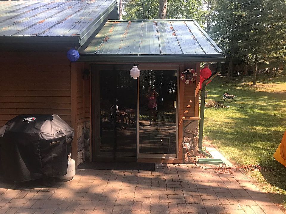 Patio door entrance