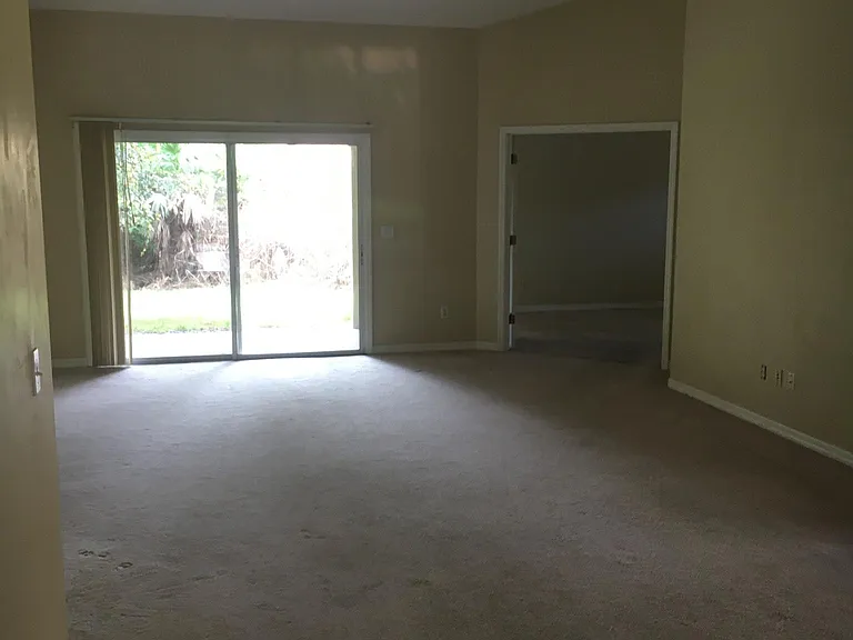 Living room from front entryway