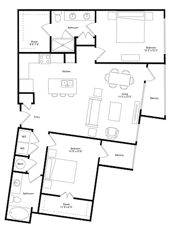 Floor plan Serenity