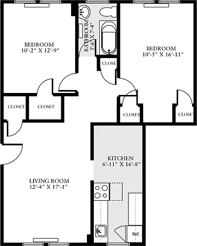 Floor plan 736