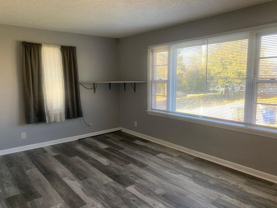 Living Room with New Vinyl Plank Floor