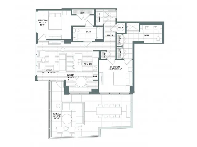 Floor plan E5-ADA