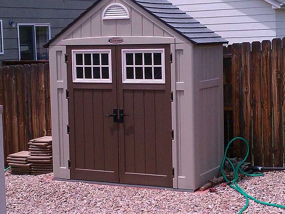 Back yard shed