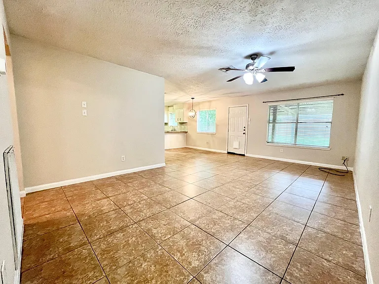 Another view of the living room with the breakfast area.