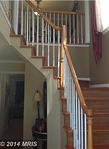Turned foyer stairway