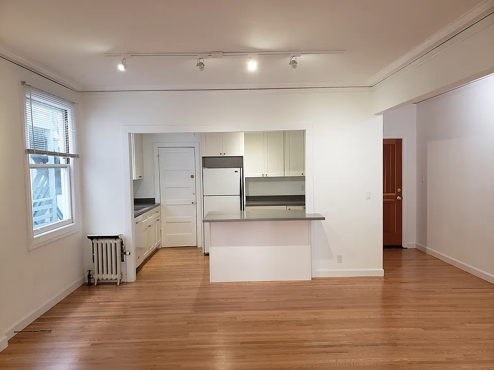 Renovated kitchen an open living