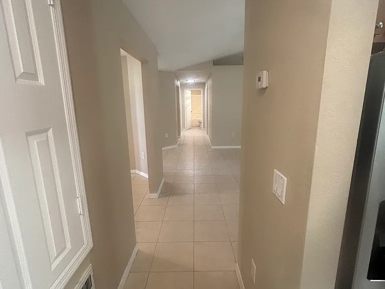 Hallway to guest bedrooms