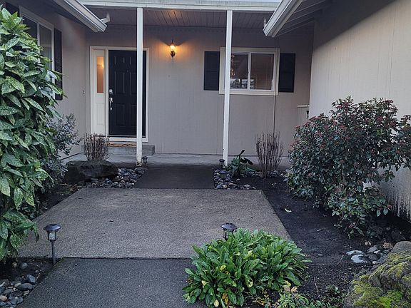 Semi-private front entry with smart deadbolt lock