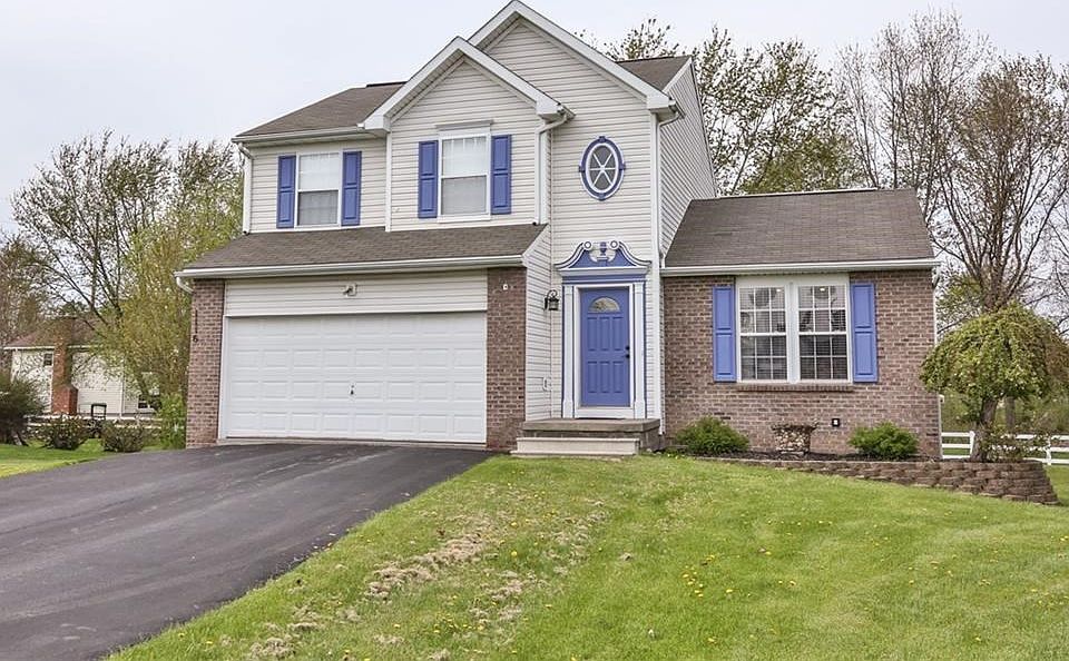 Front Elevation.  Welcome to 1116 Belmont Dr., Famington - Lovely Colonial home situated on a quiet cul-de-sac (with no thru traffic).