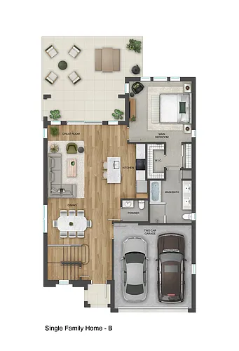 Floor plan D3 - 4 Bed House - NEW BUILD