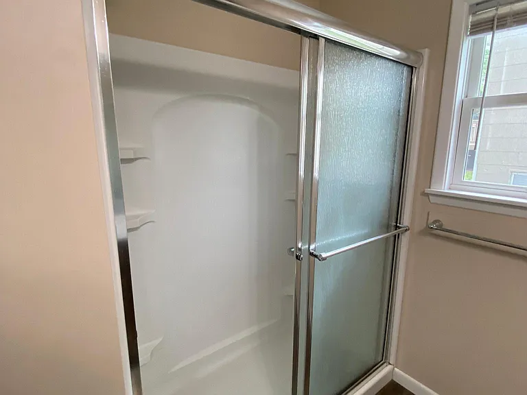 Master bathroom walk in shower.