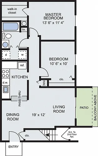 Floor plan The Cedar Garden