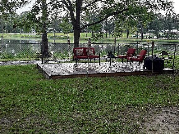 deck and community garden