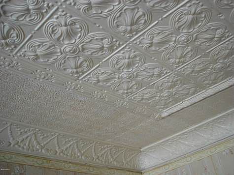 Master BR Tin Ceiling