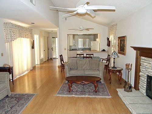 Living Room with Fireplace