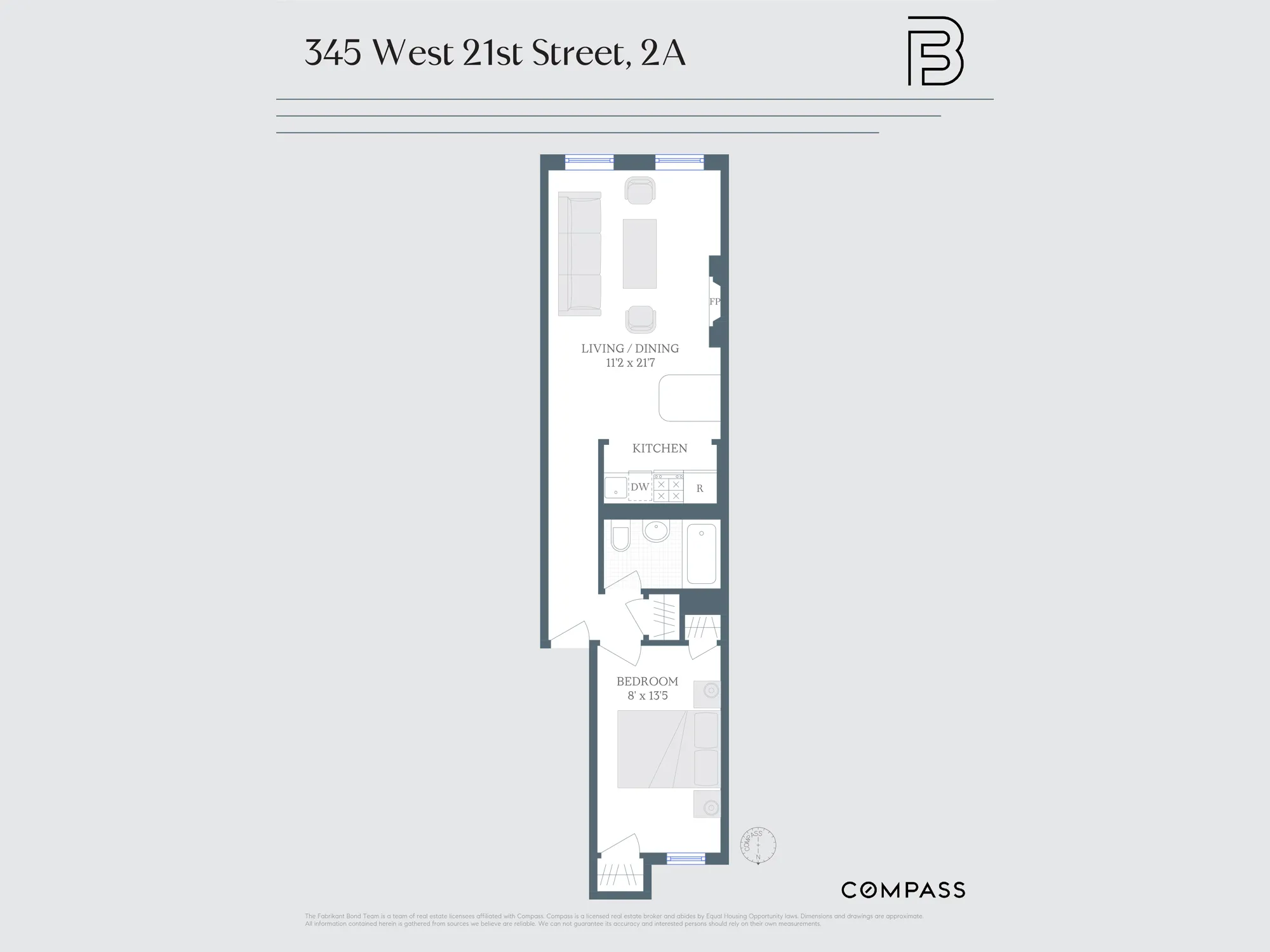 345 West 21st Street #2A in Chelsea, Manhattan | StreetEasy