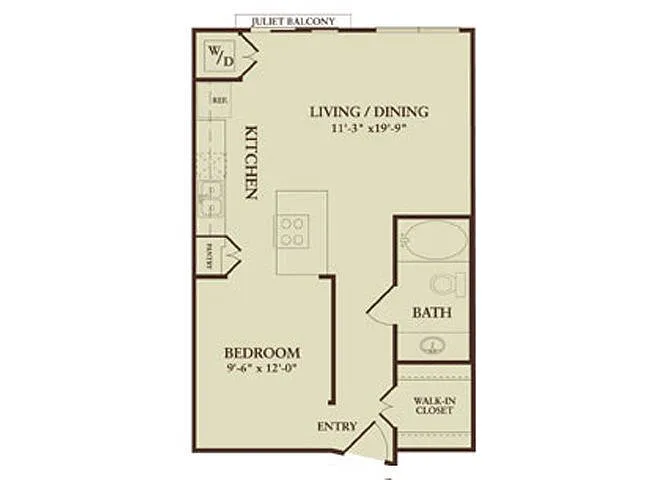 Floor plan The Carrollton