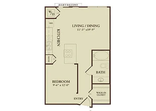 Floor plan The Carrollton