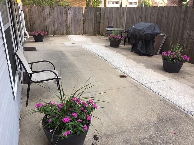 Patio just outside your entry door for cookouts and relaxing.