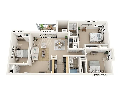 Floor plan Plan C2