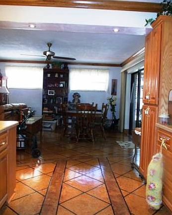 Custom concrete stained f