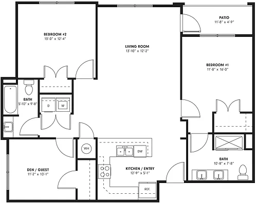 Floor plan The Walnut