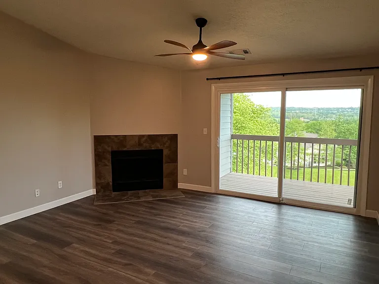 Living Room with Balcony View