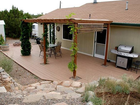 Rear patio