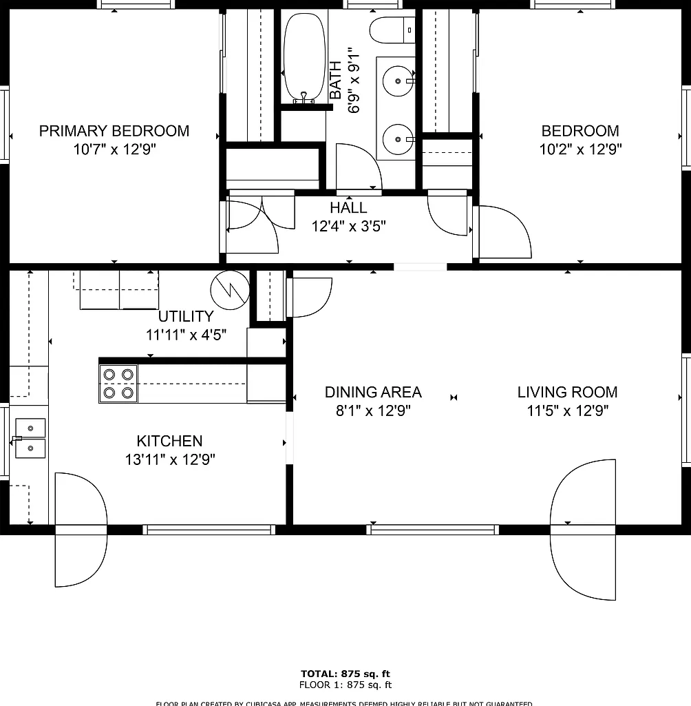 2 Bed 1 Bath Garden Level Duplex — Photo 1