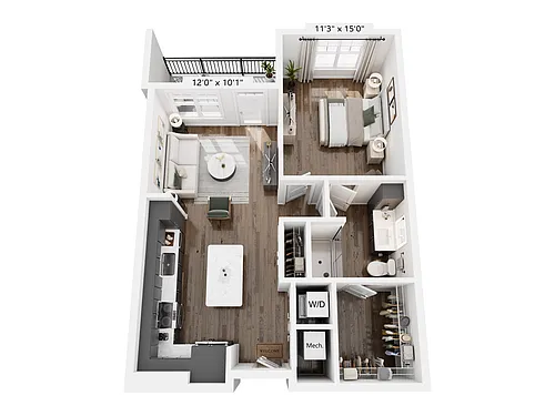 Floor plan A21