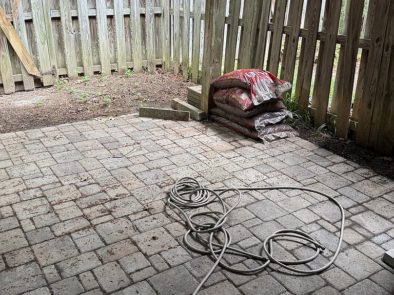 Fenced Rear Yard with Patio