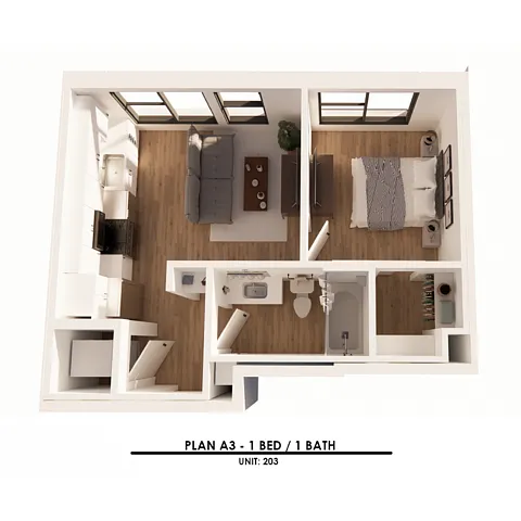Floor plan A3 0X1