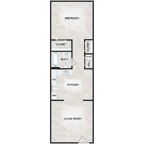 Floor plan 1X1