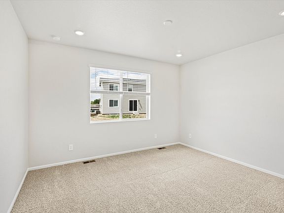 The Blue Mesa floorplan image taken at a Meritage Homes community in Windsor, CO.