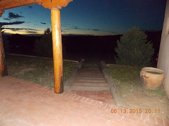 Night view from portal