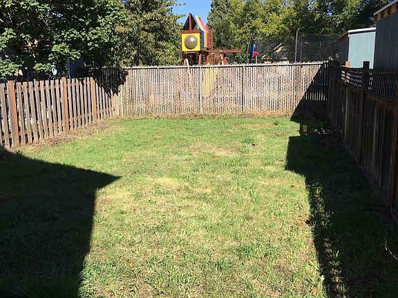 Fenced yard