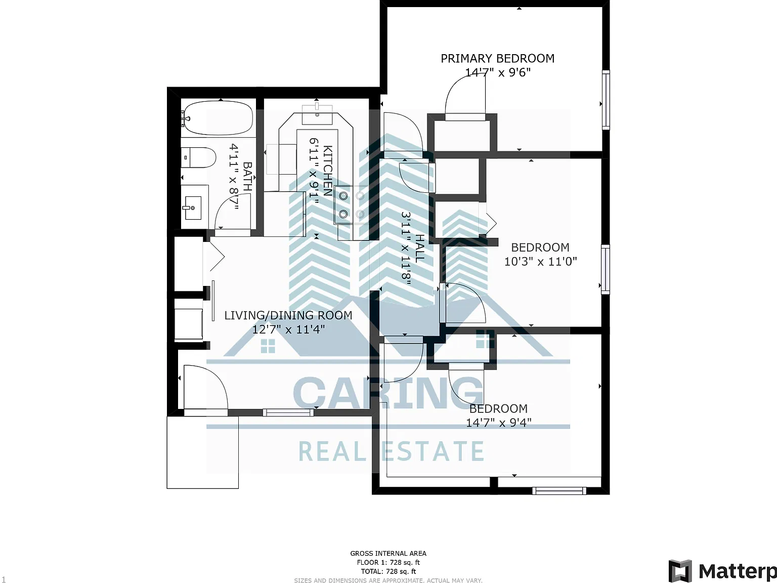 3 bed, 1000 sqft, $1,800 — Photo 4