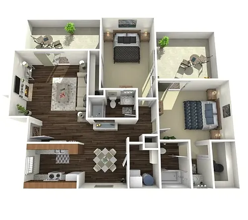 Floor plan Oak