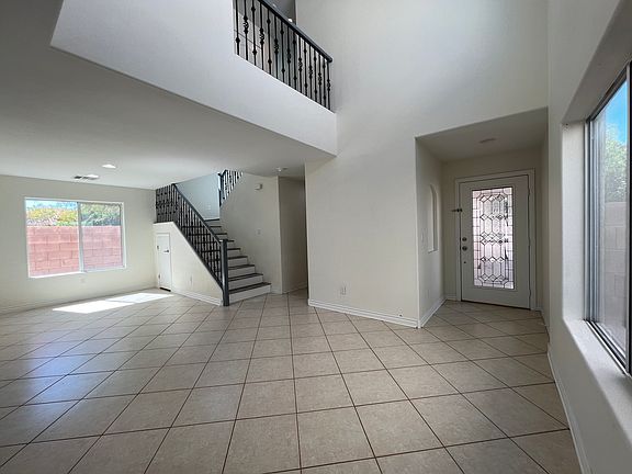An alternate view of the living room area.