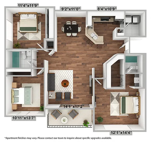 Floor plan Lakeside | C1